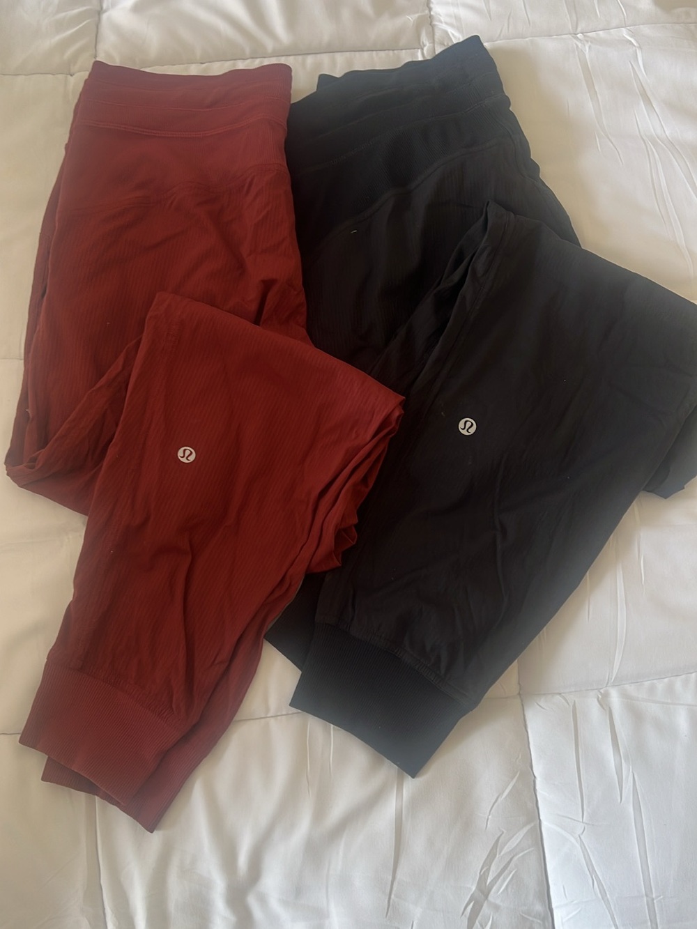 lululemon Athletic Ribbed Leggings in Dusty Rose dúo